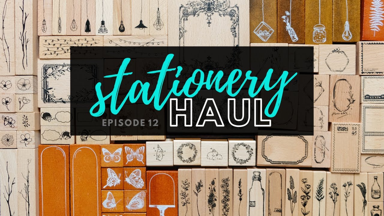 Stationery Haul #12 | RUBBER STAMPS | Aliexpress