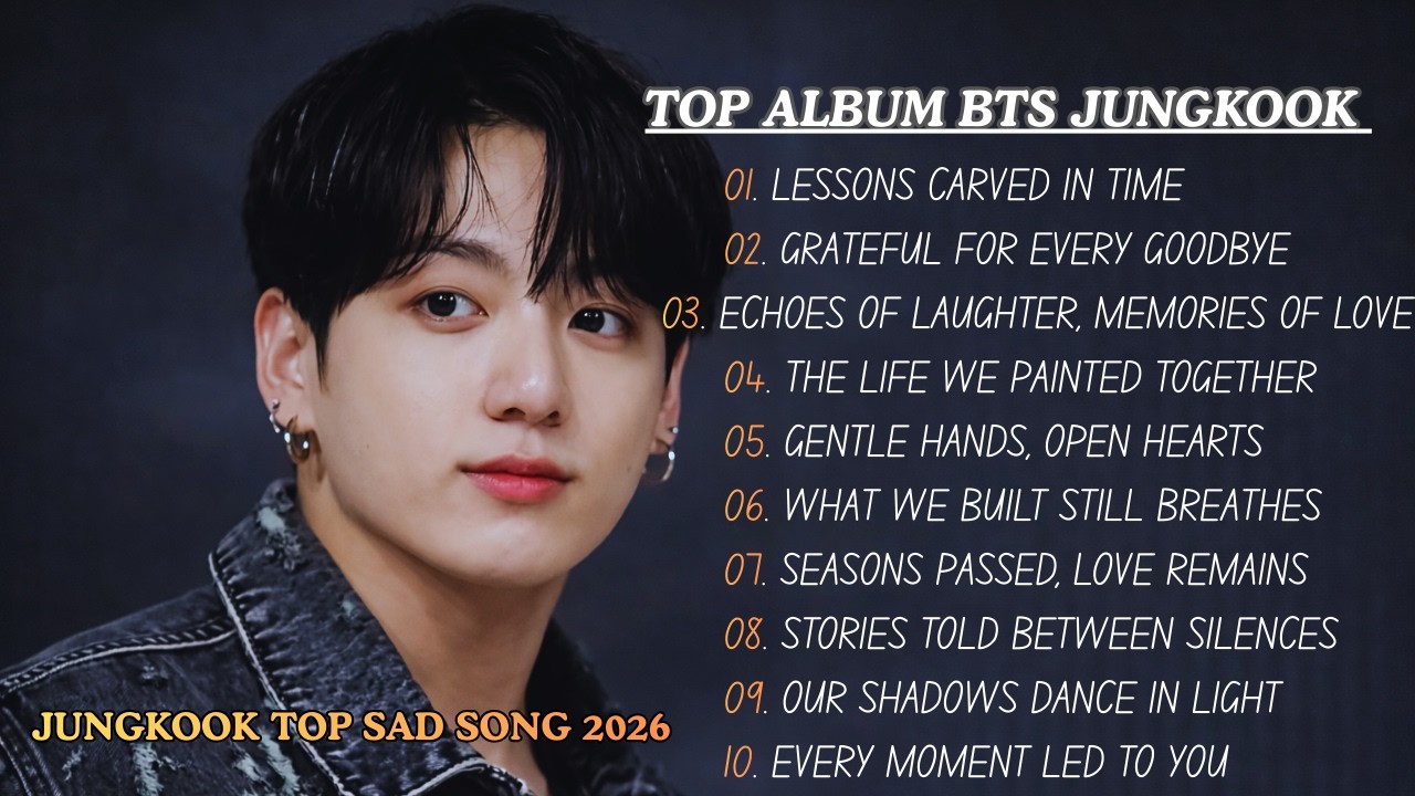 Melancholy Vibes | Jungkook (BTS) Beautiful Sad Songs Playlist 💔 Love & Heartbreak 2026 ❤️‍🩹🎶🎶