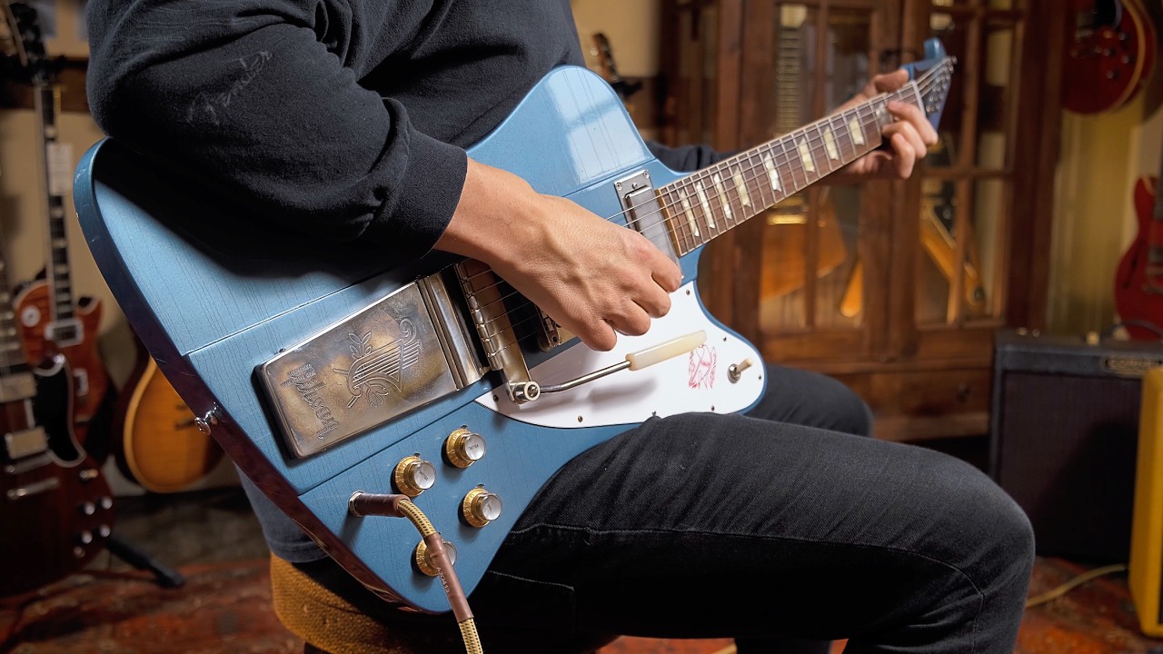 Let The Tones Do The Talking.. Gibson Murphy Lab 1963 Firebird V Ultra Light Aged Pelham Blue