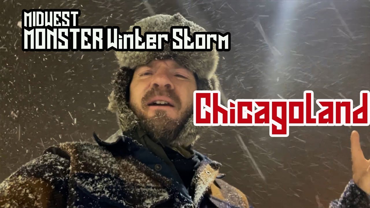 Winter Storm Hammers The Midwest, Chicagoland