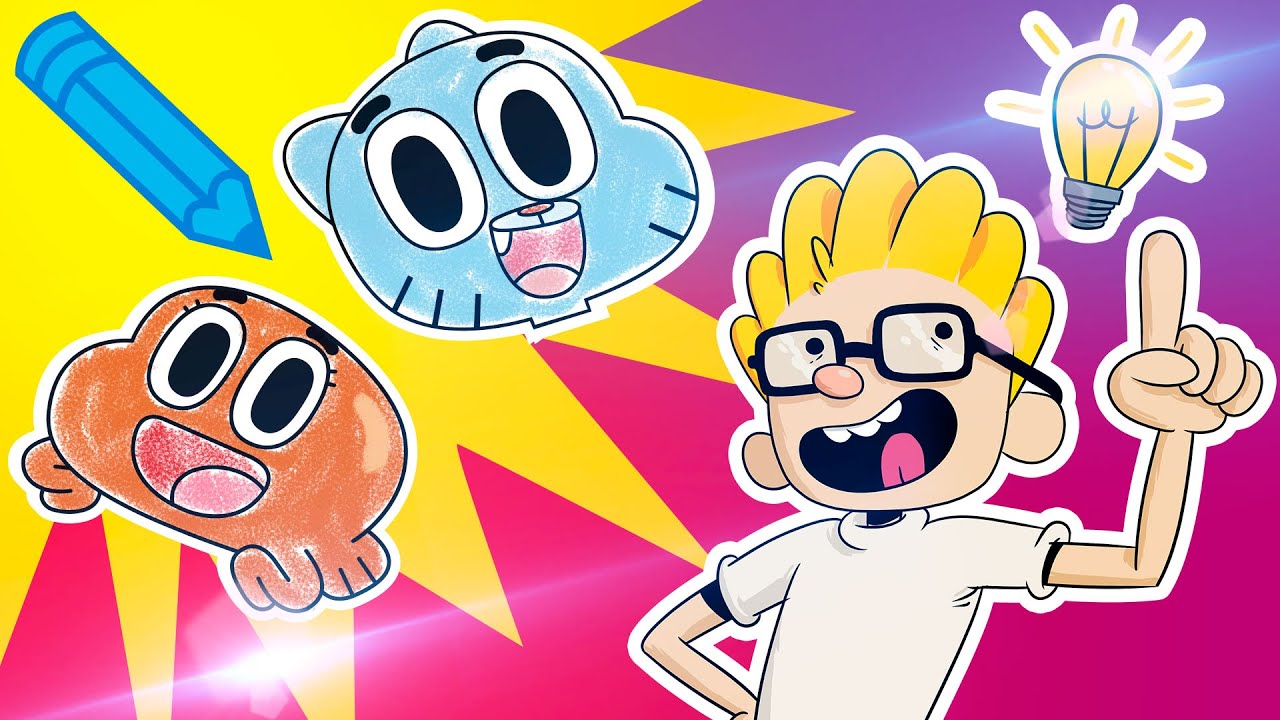 Cómo dibujar a Gumball y Darwin | TOONIDEAS para hacer en casa | Toony Tube