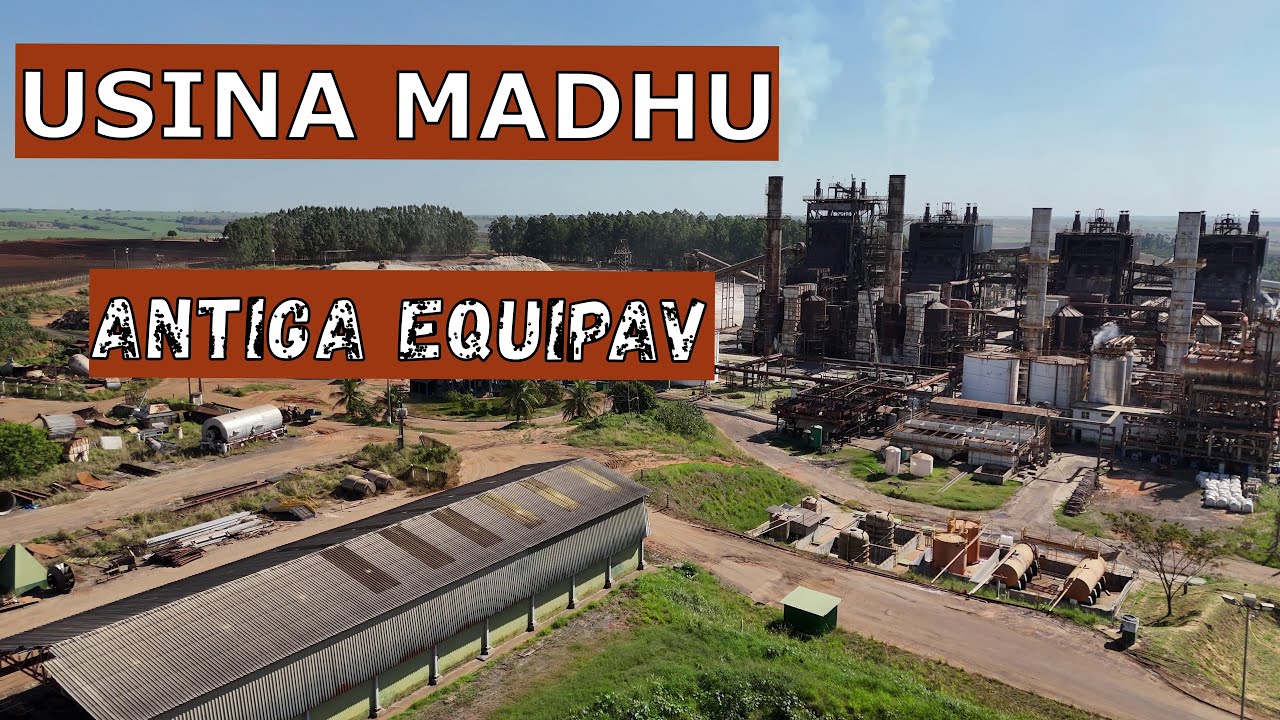 Usina Madhu (Antiga Equipav) &ndash; Promiss&atilde;o, SP | Sobrevoo de Drone 4K com Imagens Hist&oacute;ricas
