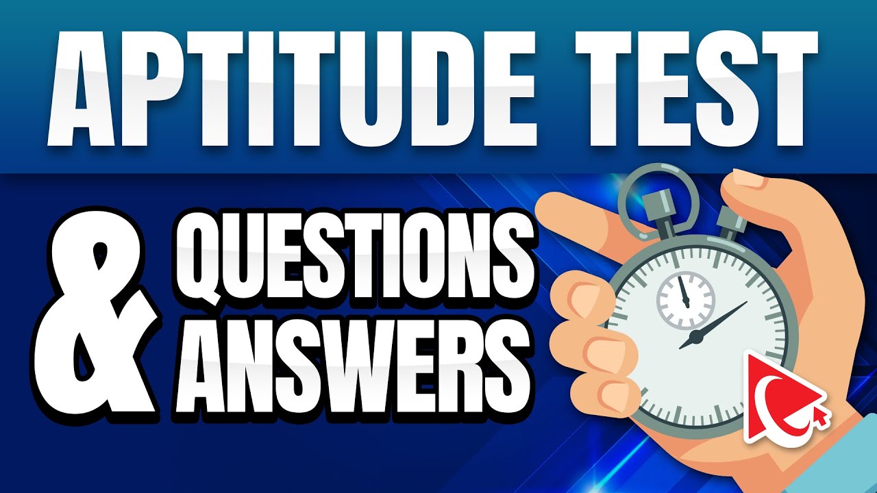 APTITUDE TEST QUESTIONS Explained | Pass Any CAREER or JOB Aptitude Test