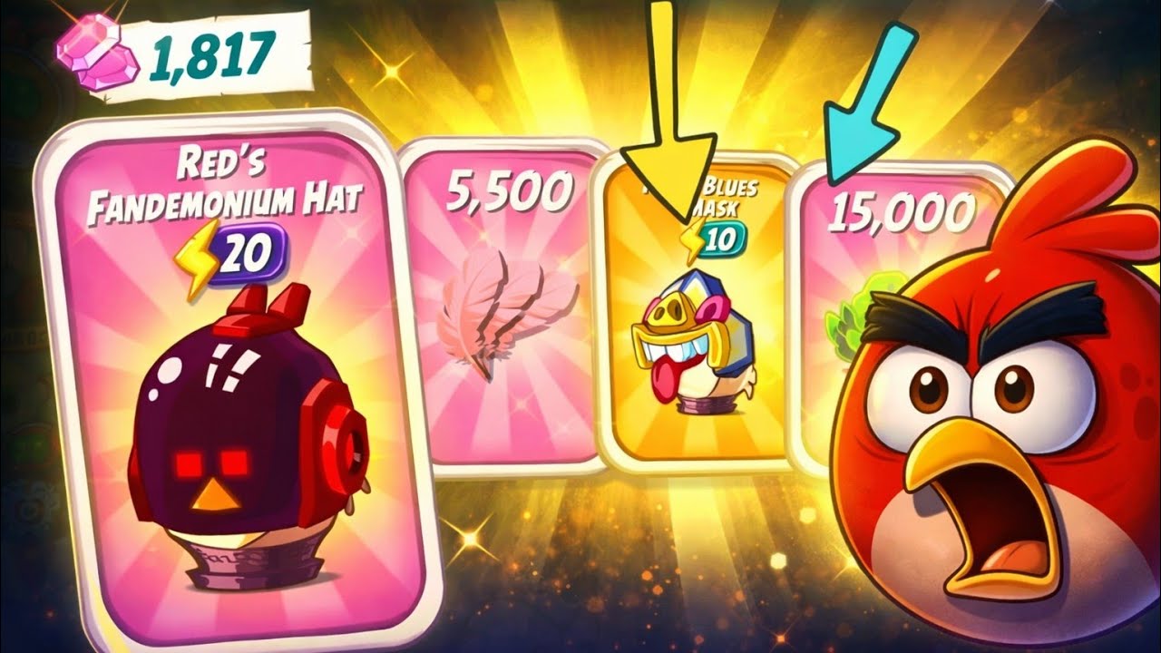 Angry Birds 2 How To Get Legendary Chest//Angry Birds 2 Hat Event(FHD1080p)