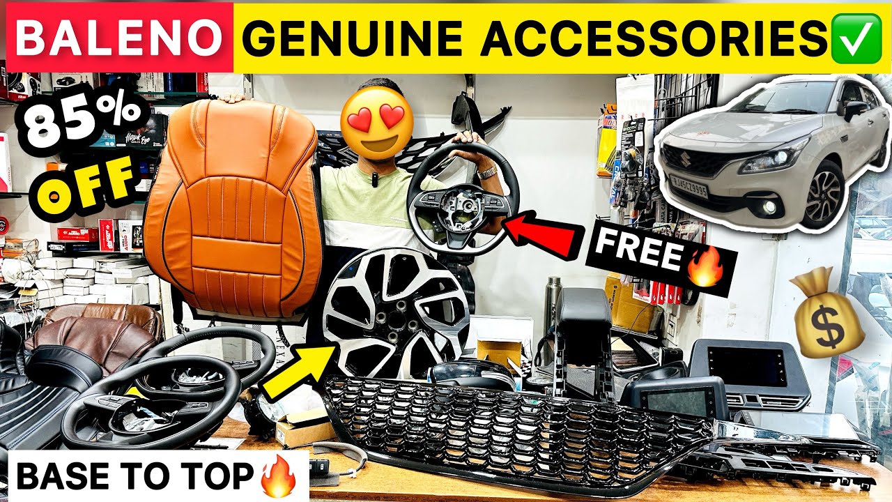 Premium ACCESSORIES for Maruti Suzuki BALENO✅Baleno base model modification!👌Baleno Sigma modified