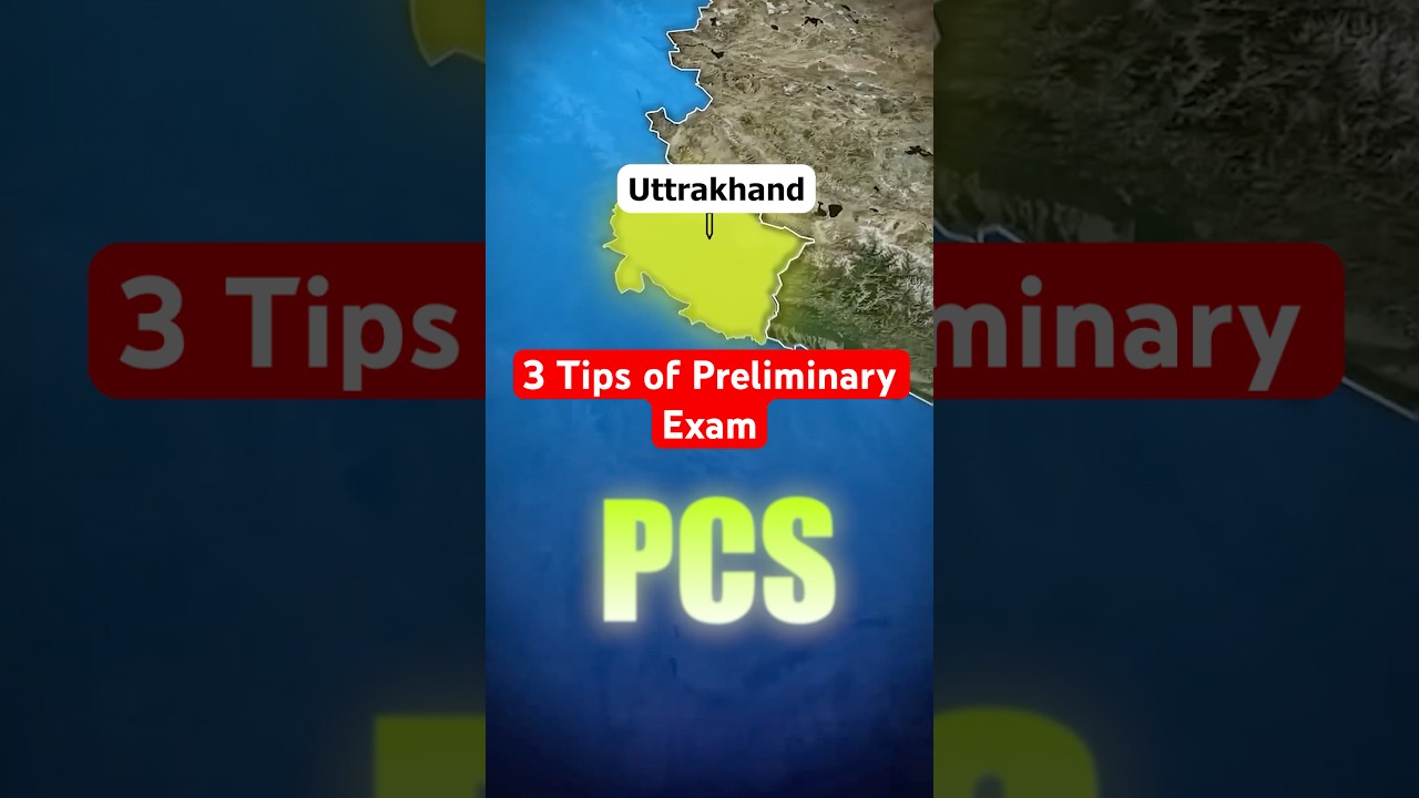 3 tips for Uttarakhand pcs preliminary 2025 #uttarakhandpcs2025 #ukpcs2025 #ukpcs #currentaffairs
