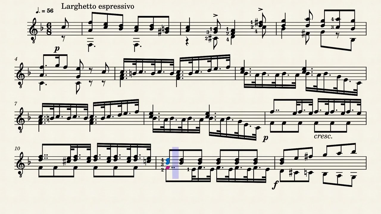 Le Calme – Op.204, No.5 – Ferdinando Carulli
