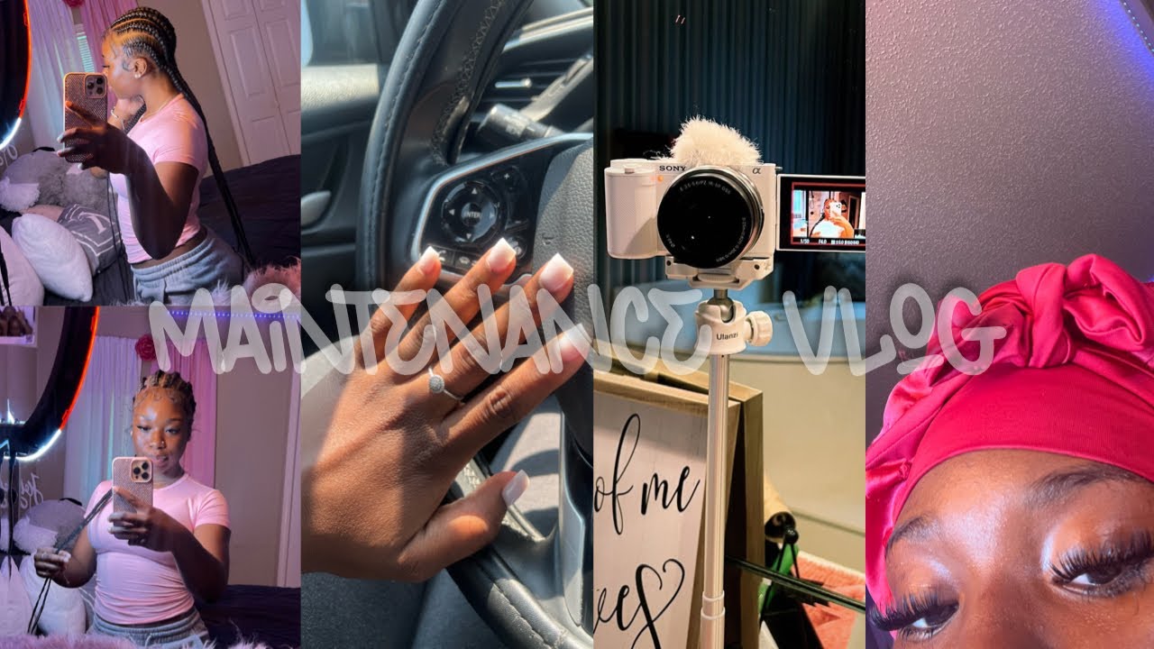 Maintenance Vlog: hair, nails, eyebrows, & lashes