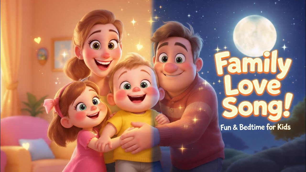 🌙💖 Family Love Song | Fun Playtime & Sweet Bedtime Lullaby for Kids@rhymesofwonder