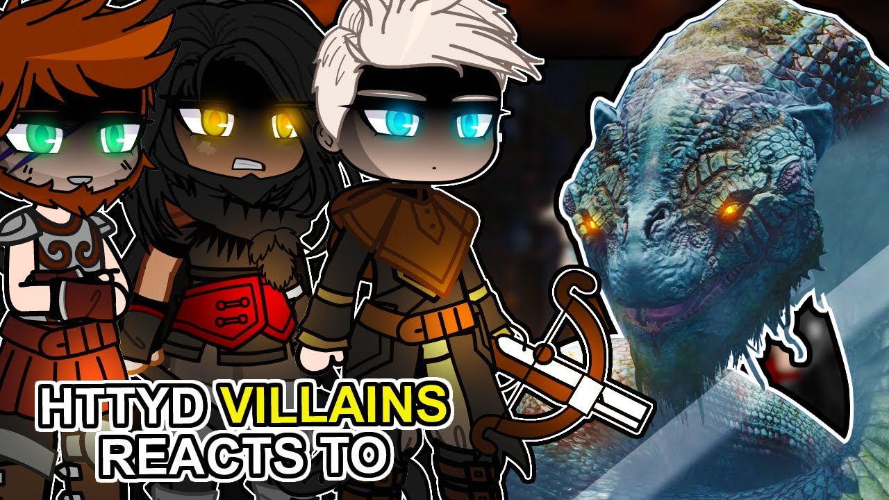 HTTYD Villains Reacts to Hiccup as Kratos Part 2 || GOW Ragnarök ||- Gacha Club React