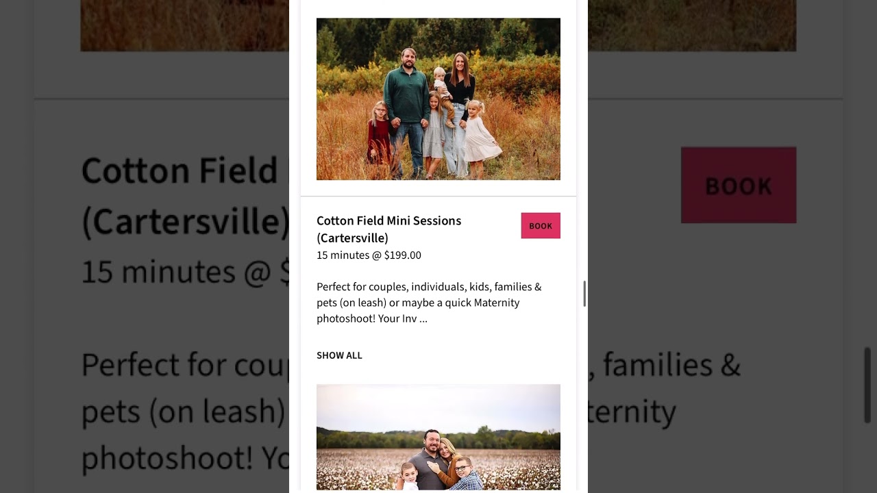 Jessica Bauer Photography is now booking themed mini sessions at multiple locations near WoodstockGA