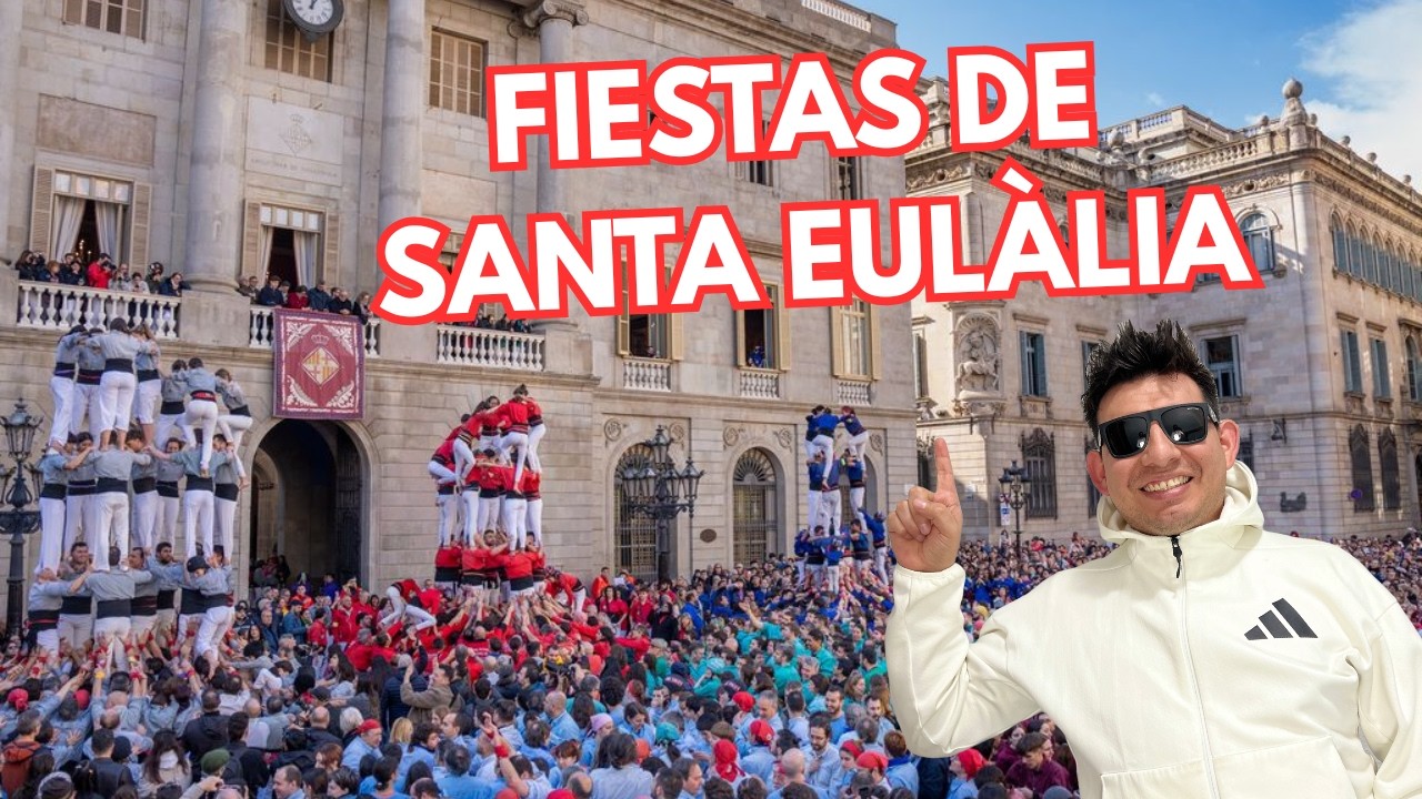 Así se viven las Fiestas de Santa Eulàlia en Barcelona