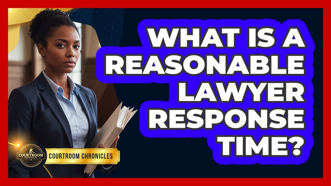 What Is a Reasonable Lawyer Response Time?