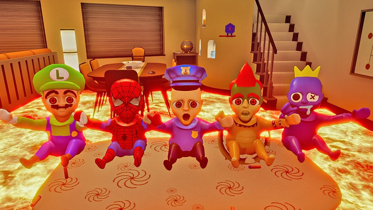 FULL LAVA TESTING With NEW Characters Scary Moments In Baby In Yellow
