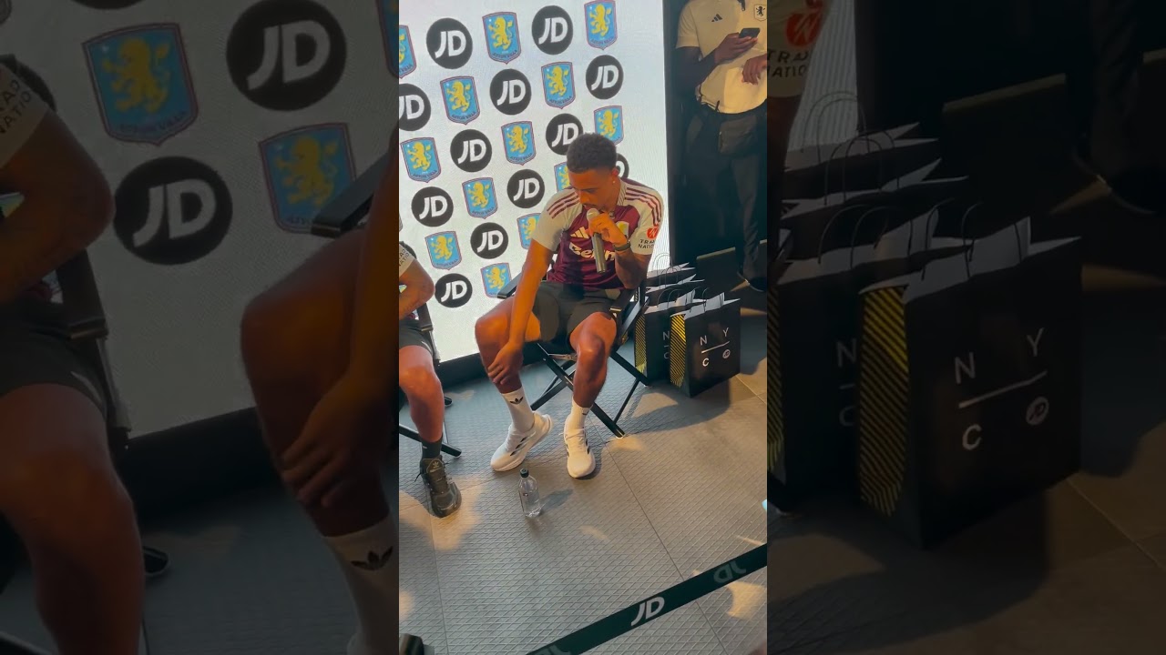 Aston Villa's Jacob Ramsey Interview stumbling on a question. Morgan Rogers, Newcastle Utd bound :(