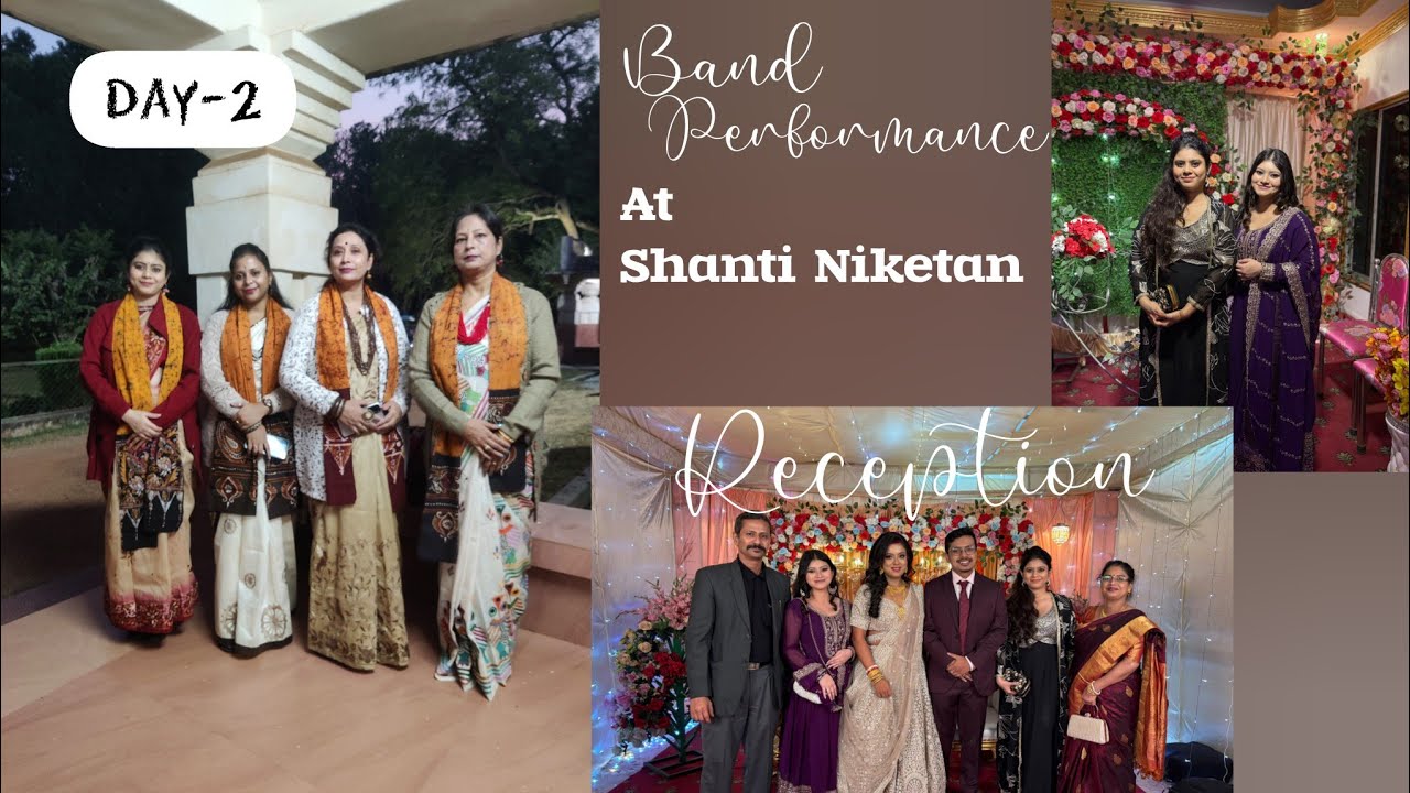 First ever Stage Show At Biswa Bharati Shantiniketan | Aalekhya Band | Cousin's Reception 