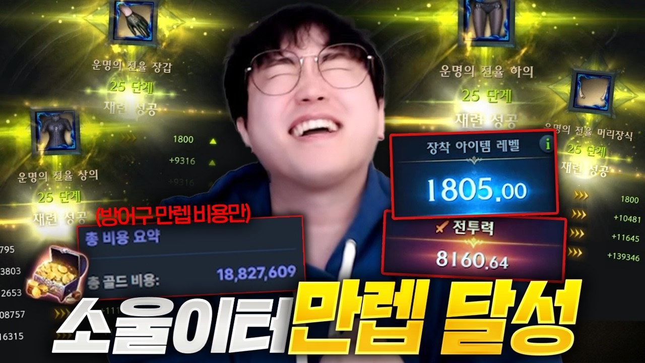 Achieving Max Level 8160 Combat Power [Lost Ark]