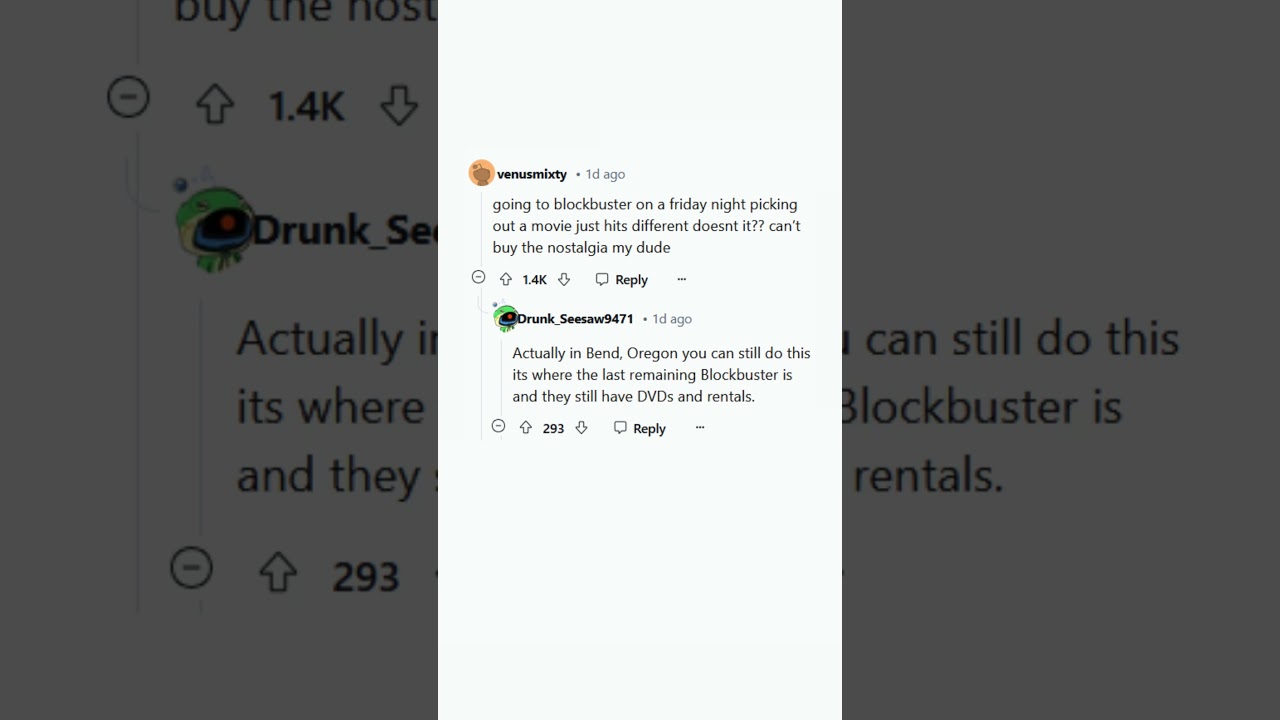 The Blockbuster Nostalgia: A Priceless Experience Billionaires Can't Buy.  #reddit #askredditsecrets