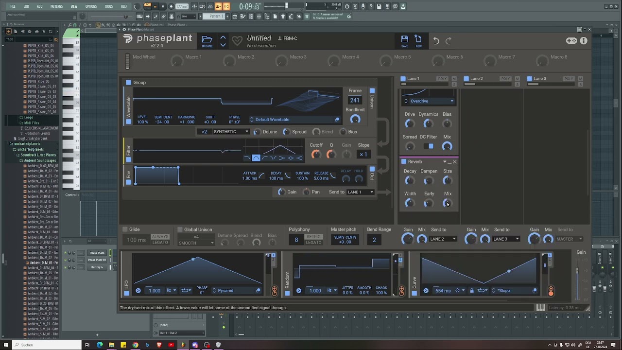 Phase Plant DNB Sound Design Session 02
