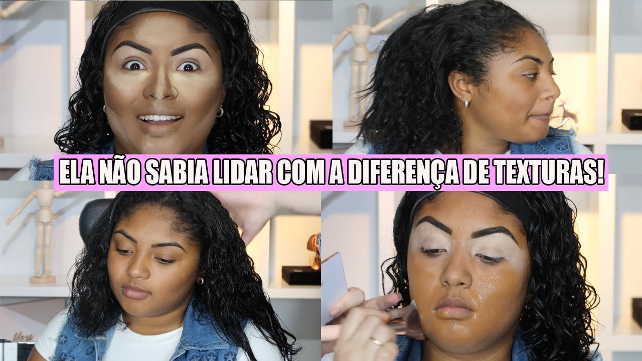 TRANSFORMEI UMA CACHEADA QUE NÃO SABIA LIDAR COM SEU CABELO + MAKE PELE NEGRA #DudaTransforma