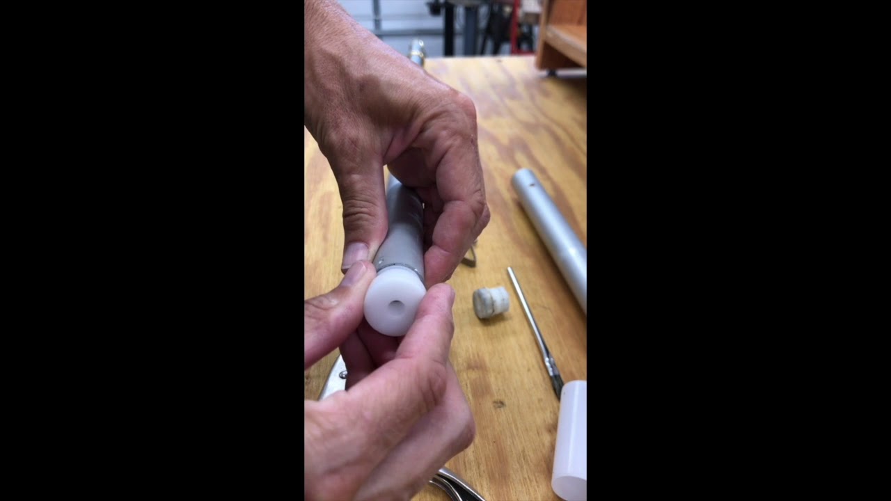 Fishing Out rigger repair, Taco telescoping outrigger