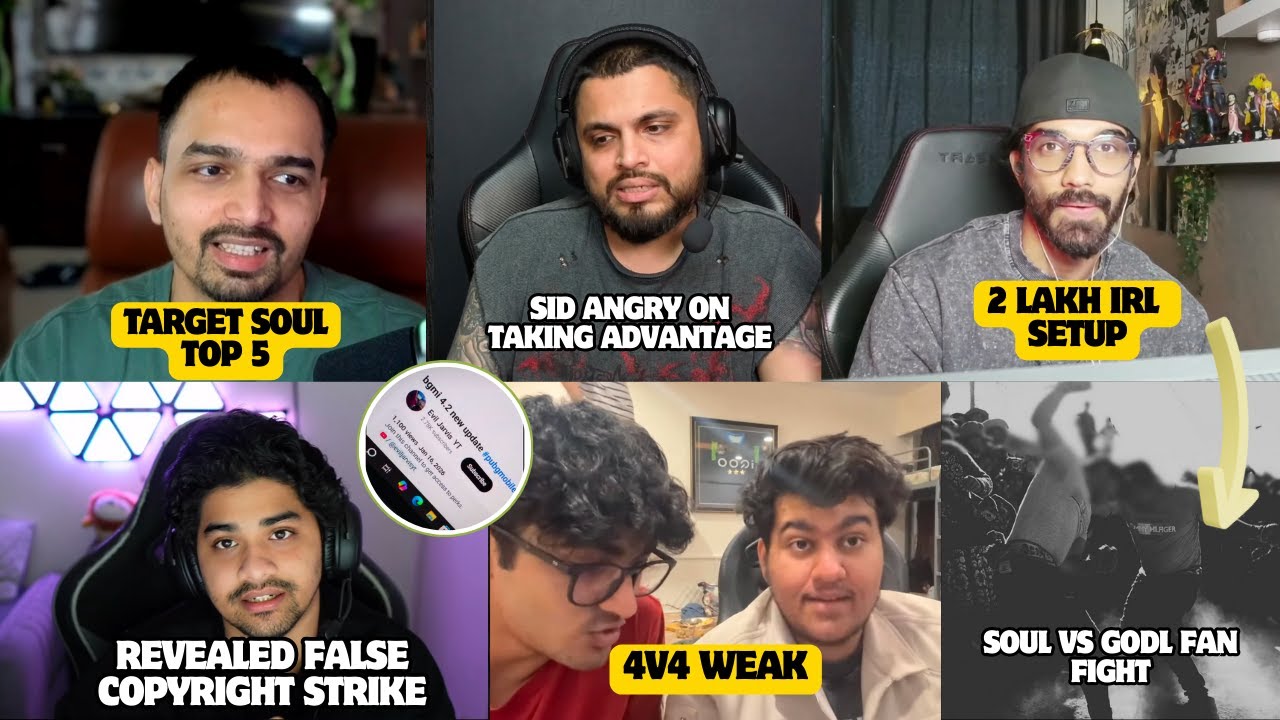 Crazy! Rega In Problem💔Snax Revealed IRL Fight Soul vs GODL Fans😱SID WatchParty Advantage😢