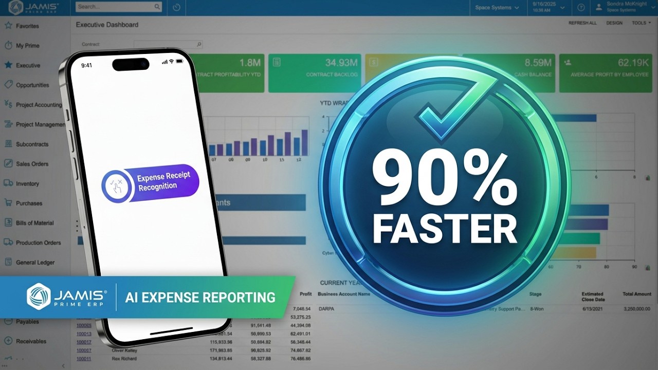 JAMIS Expense Reporting with Receipt Recognition
