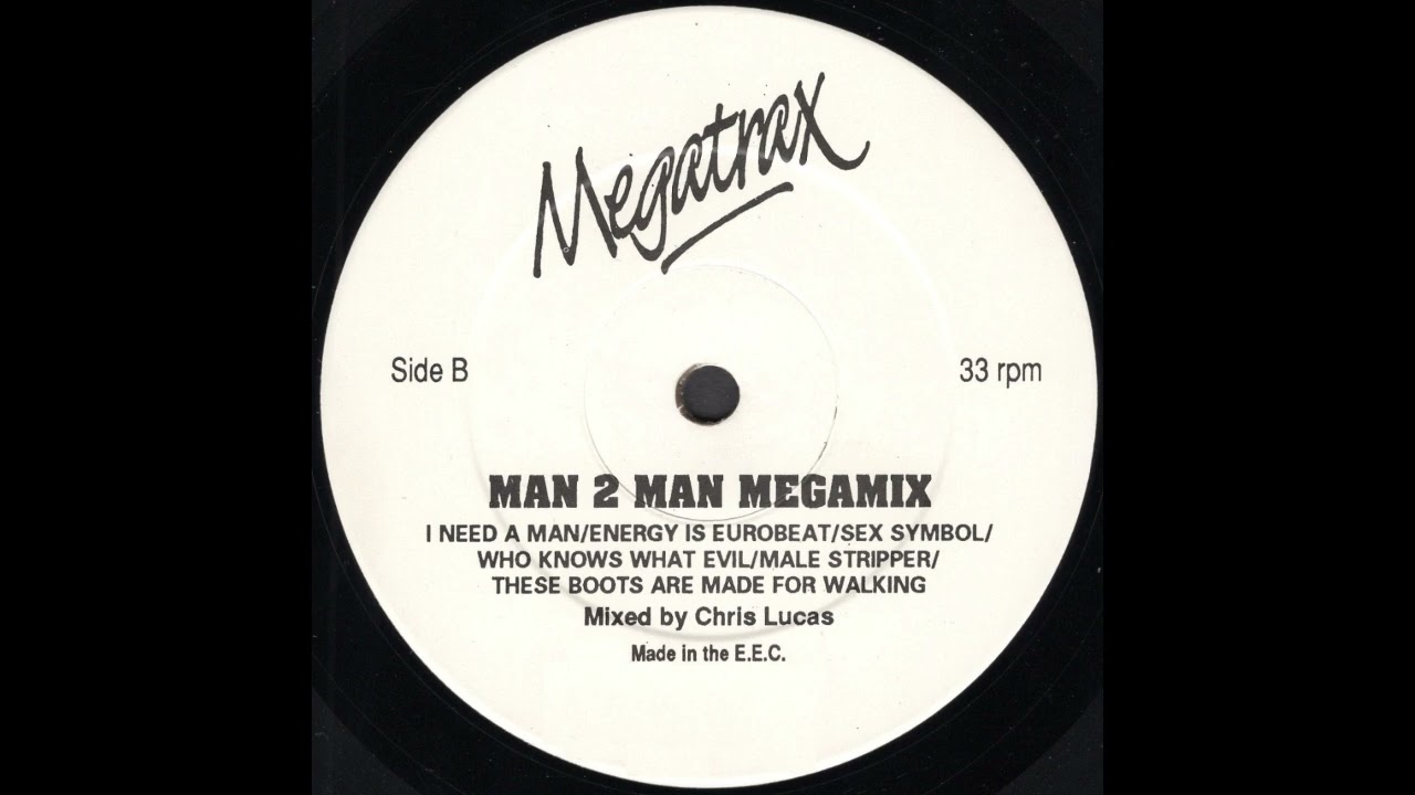 MAN 2 MAN MEGAMIX * Chris Lucas * Megatrax Records BEAT3