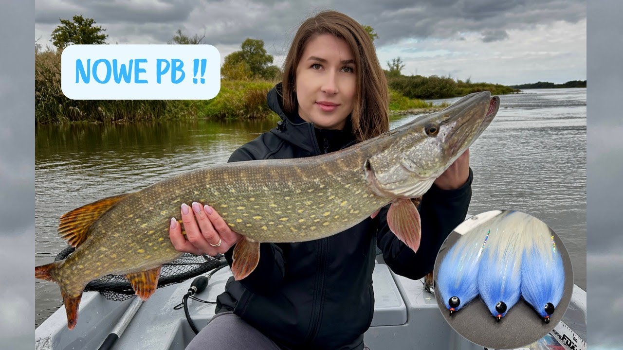 Co ONA zrobiła ?! Jak prowadzę duże muchy szczupakowe pod spinning / Odra / #13