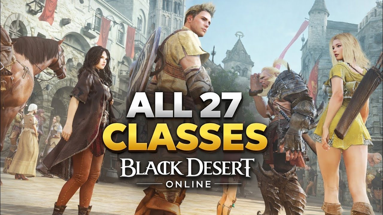 Black Desert ALL CLasses 2025 4k SKILL PREVIEW