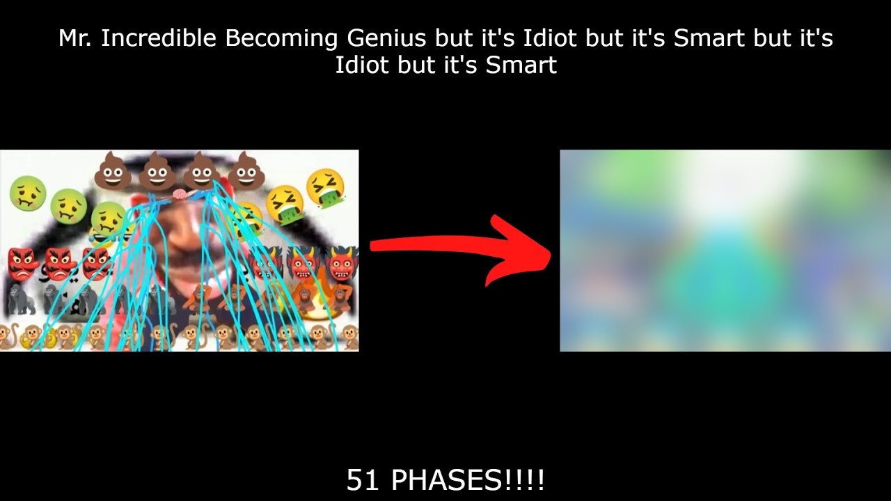 Mr. Incredible Becoming Genidimarimart: 51 PHASES!!!!