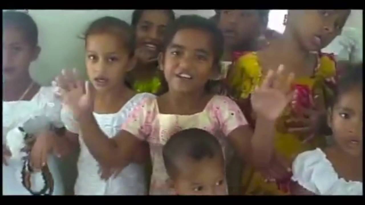 Singing in Kosraean Sunday School