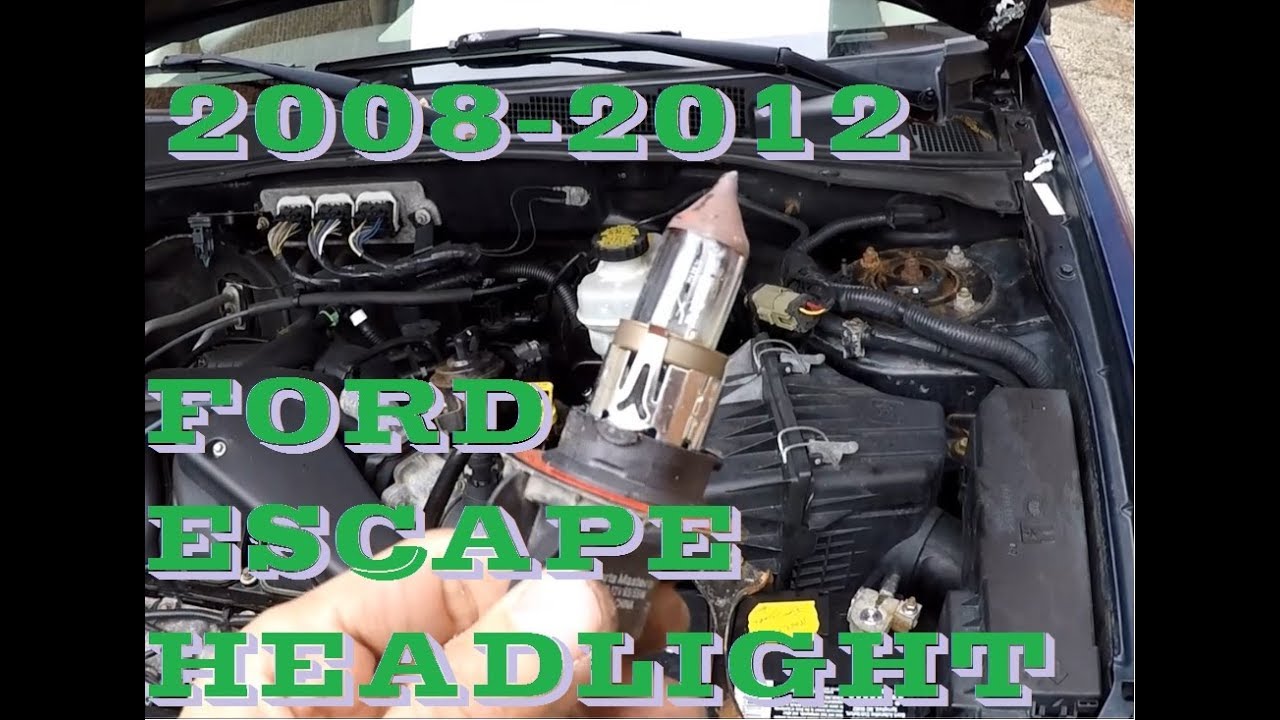 Как заменить лампу в фарах и указателе поворота в автомобилях Ford Escape и Mazda Tribute 2008–20...