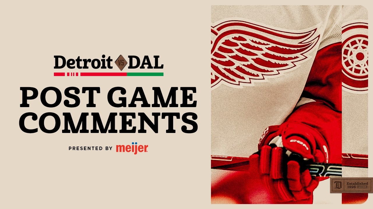 Lucas Raymond, David Perron, Todd McLellan Post Game Comments @ DAL | March 14, 2026