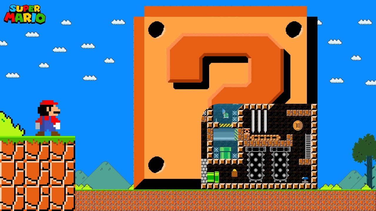 Mario vs the Question Block Maze