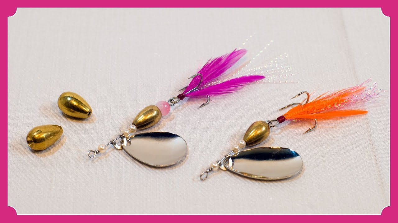 How to remove the inside tube of sinker and making spinner lure / シンカー内部のパイプの外し方とスピナーの作り方