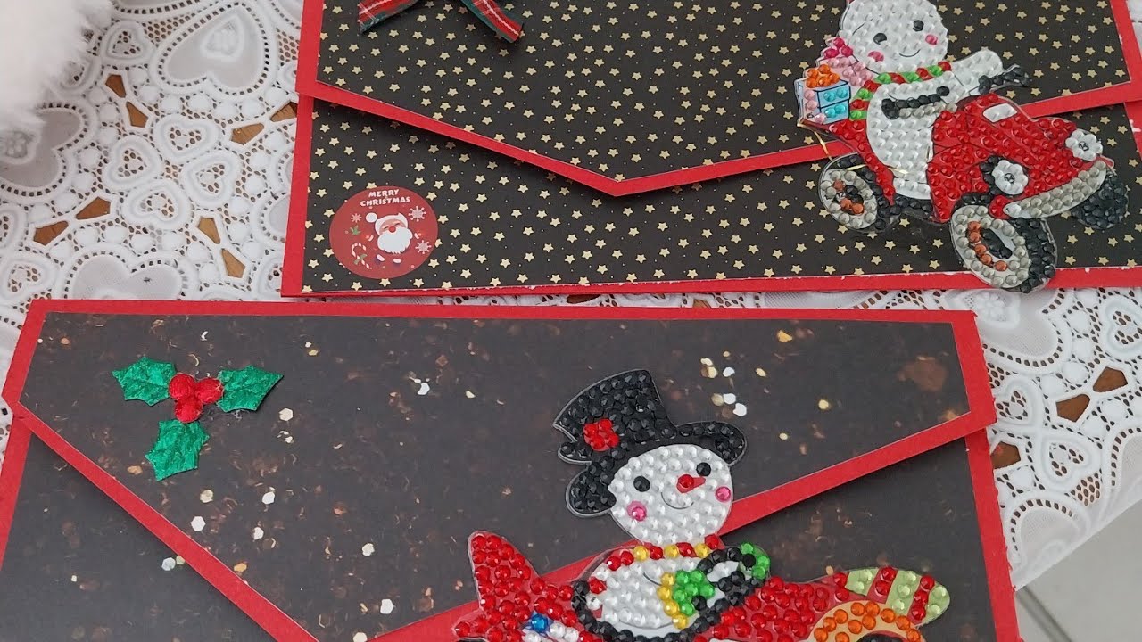 idee pochette cadeaux de noel ~#diamondpainting