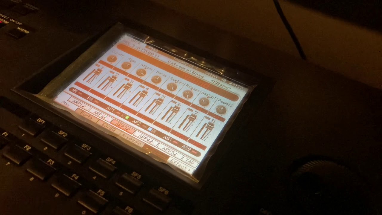 Saving an All Voice File - Yamaha Motif XF