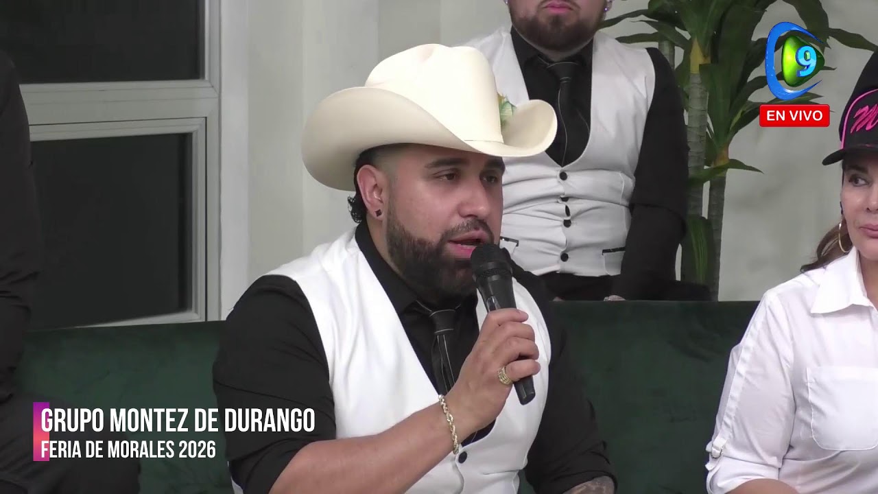 Conferencia de Prensa Previo al concierto del grupo Montez  de Durango.