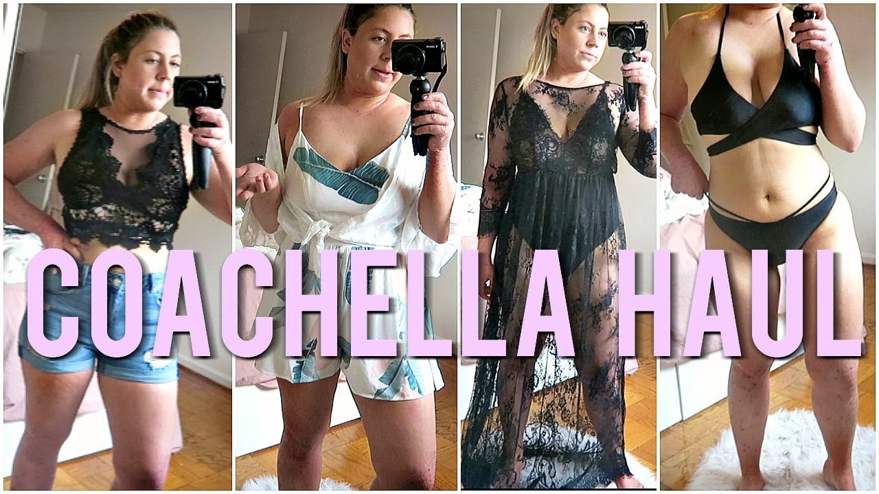Покупки и примерка одежды на фестивале Coachella 2018!