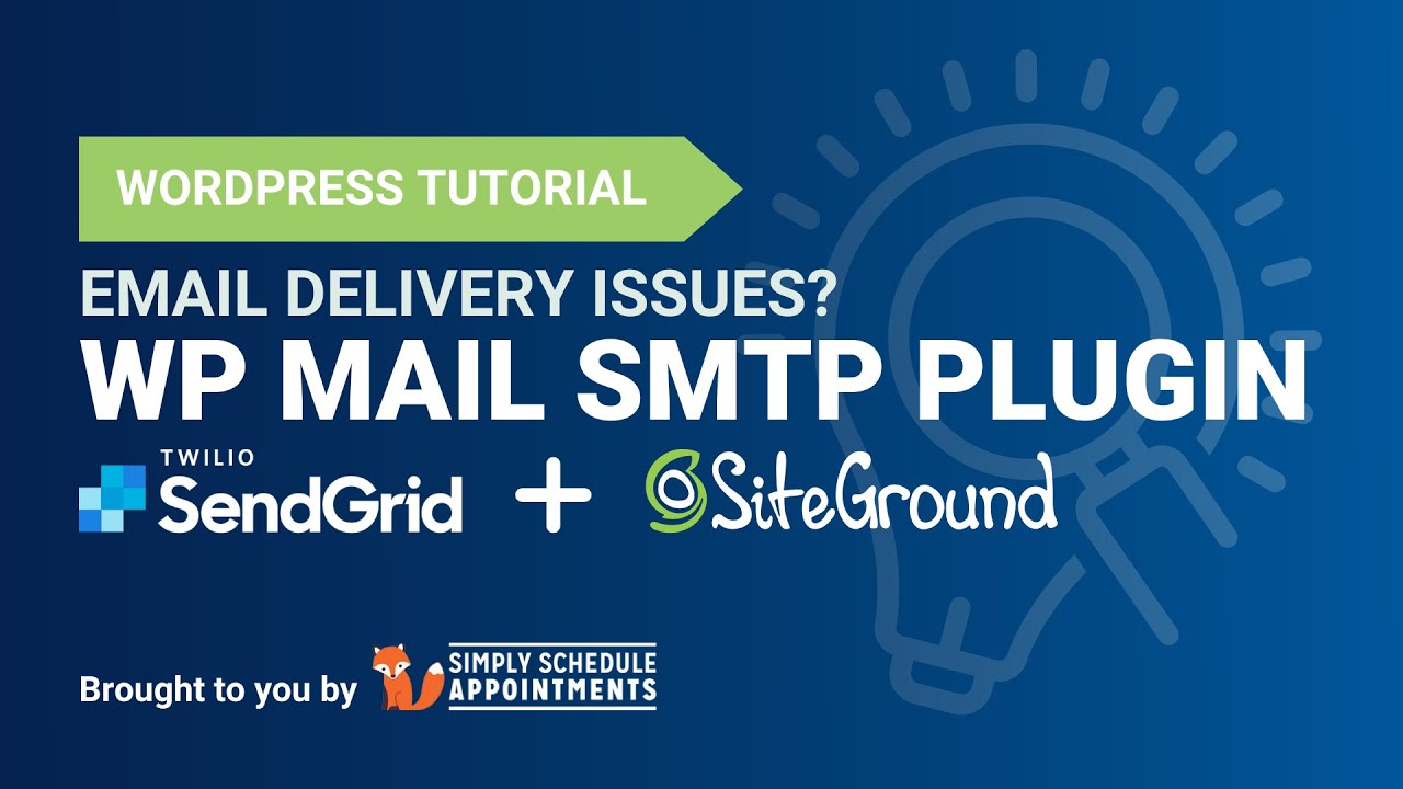 WP Mail SMTP Plugin with SendGrid and SiteGround Setup | Fix WordPress Email Delivery Issues