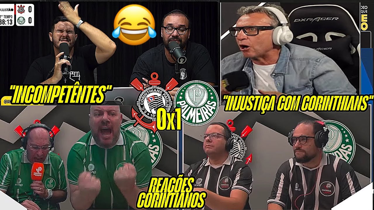 REAÇÕES DOS CORINTIANOS - CORINTHIANS 0x1 PALMEIRAS! MELHORES MOMENTOS CORINTHIANS 0X1 PALMEIRAS