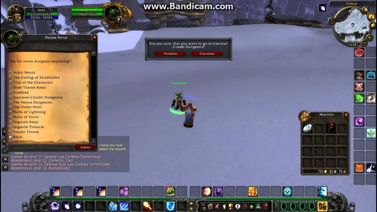 Wow 08/05/2013 Pocket Portal