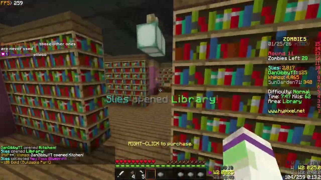 January 25, 2026 - Hypixel Zombies then some more Cobblemon [no ads]