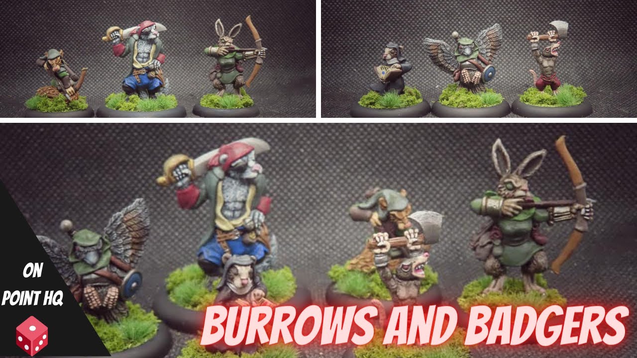 Burrows and Badgers - my warband