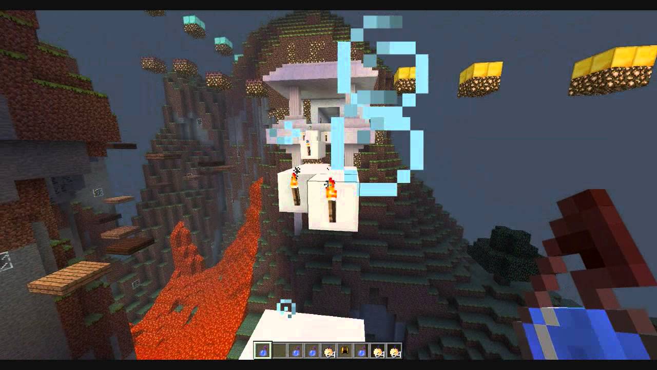 Parkour Map Just Sprint ( part 1 ) W/Monkeyonfire_HD and LazerMC