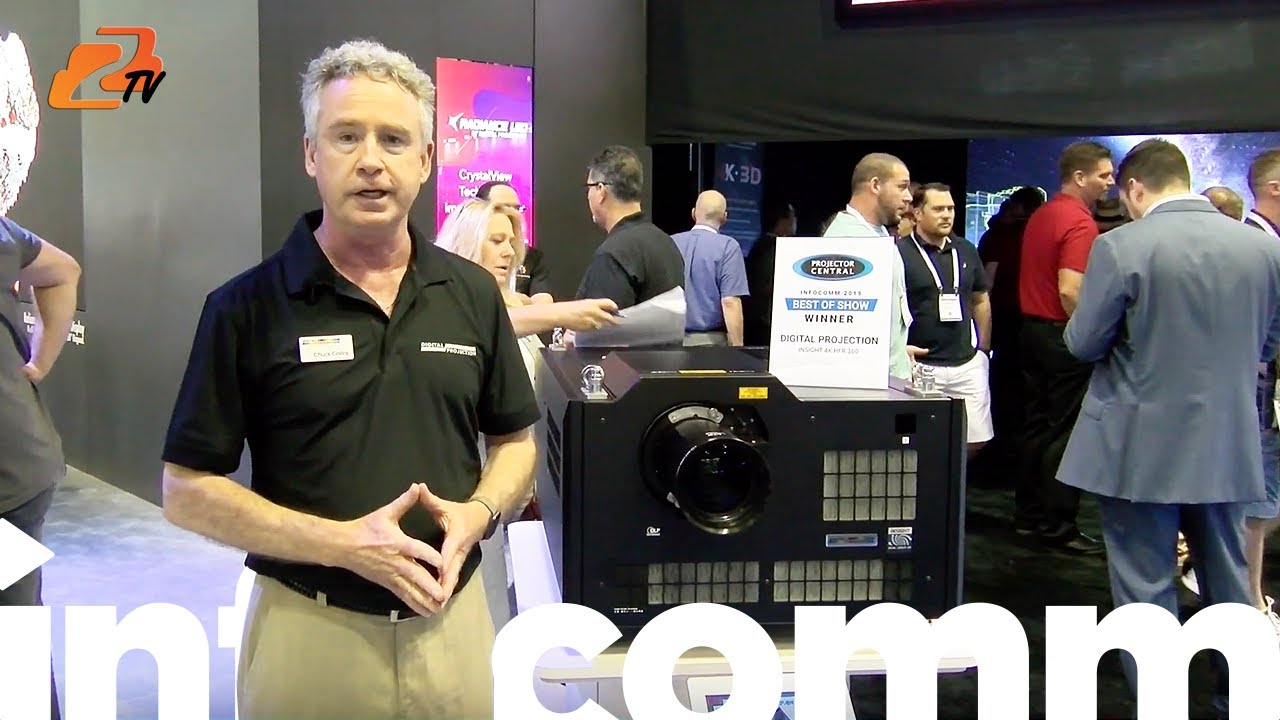 Digital Projection INSIGHT Laser 4K & 8K Projector | InfoComm 2019