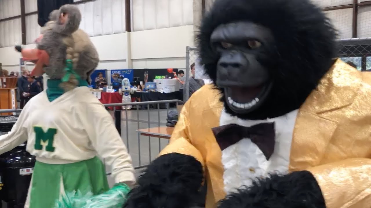 The Rock-afire Explosion at Bay Area Maker Faire 2019 (Layton Bitstripper Demo)