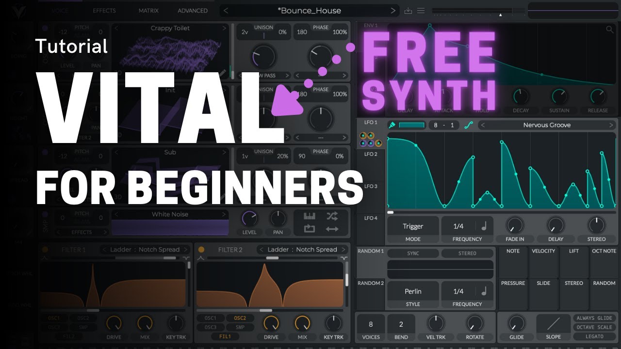 Vital Synth (freeware) for Beginners | Tutorial