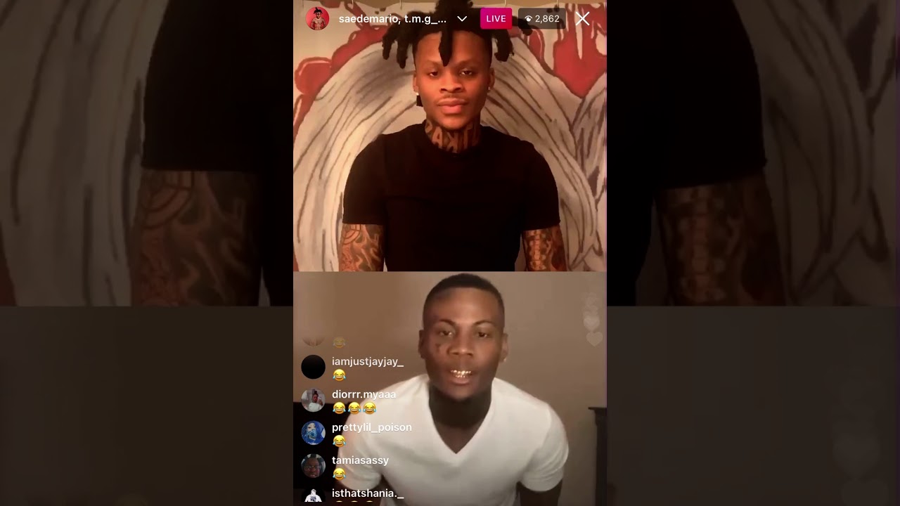 TMG SPOOK ON LIVE WITH SAEDEMARIO 🤣🤣🤣